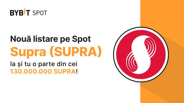 Listare nouă: SUPRA/USDT – ia și tu o parte din fondul de premii de 130.000.000 de SUPRA